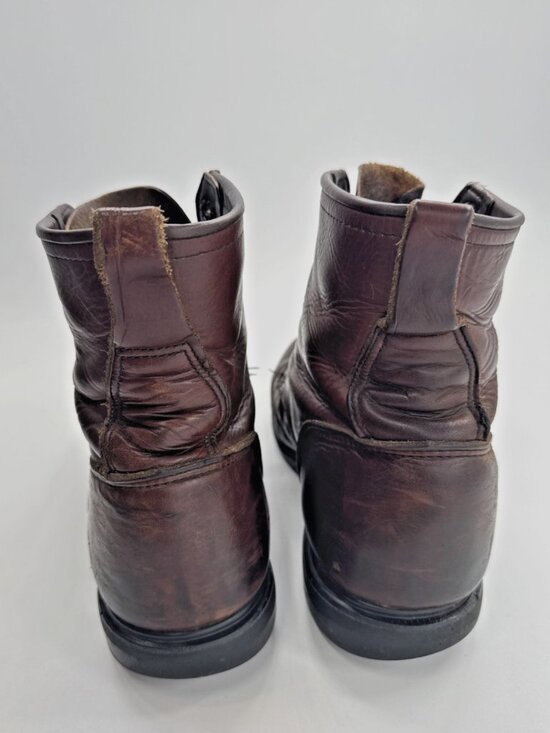 Red Wing Logger Boots Mens 13 Supersole Brown Leather Lace Up Biker 931 Y2K main image 14